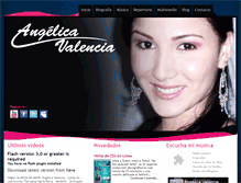 Tablet Screenshot of angelicavalencia.com